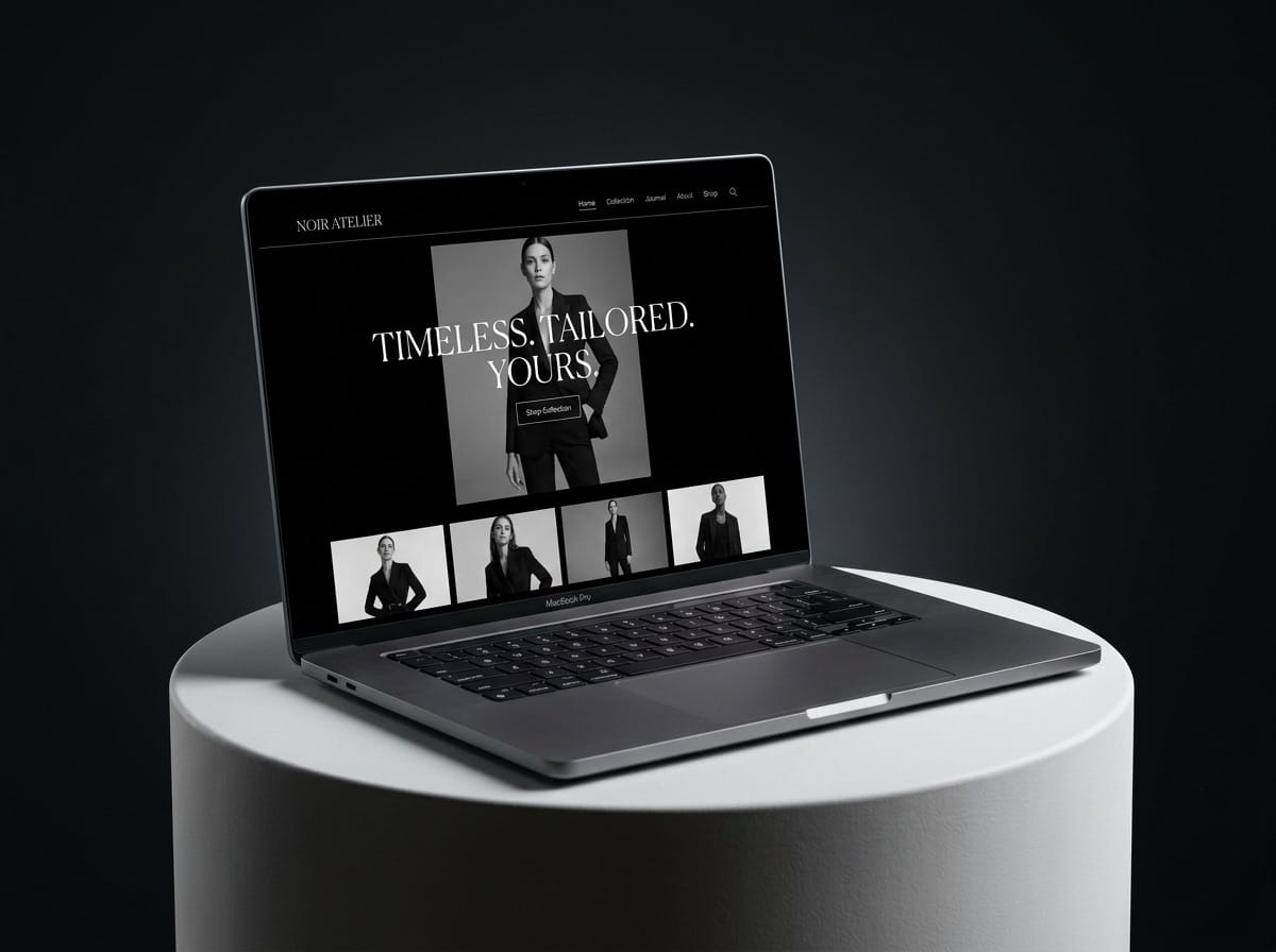 NOIR ATELIER website preview