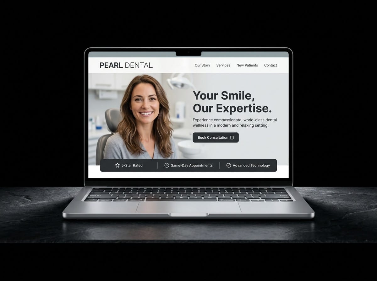 PEARL DENTAL website preview