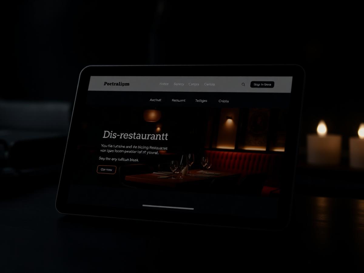Restaurant Website website preview